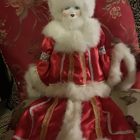 Large Vintqge ceramic Russian Doll - Picture 4 of 8